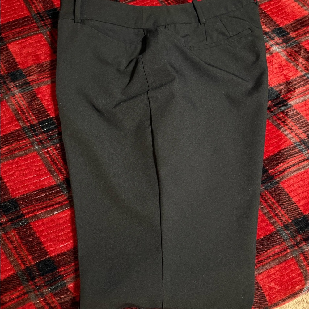 Liz Claiborne Black Flat Front Shorts